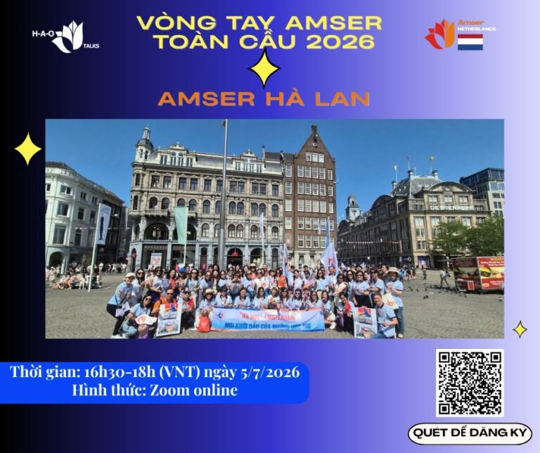 VÒNG TAY AMSER TOÀN CẦU 2026 x AMSER Hà Lan