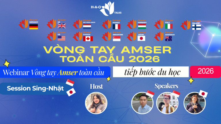 VÒNG TAY AMSER TOÀN CẦU 2026 – Singapore – Nhật Bản